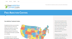 Desktop Screenshot of freeaddictioncenters.com
