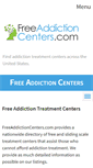 Mobile Screenshot of freeaddictioncenters.com